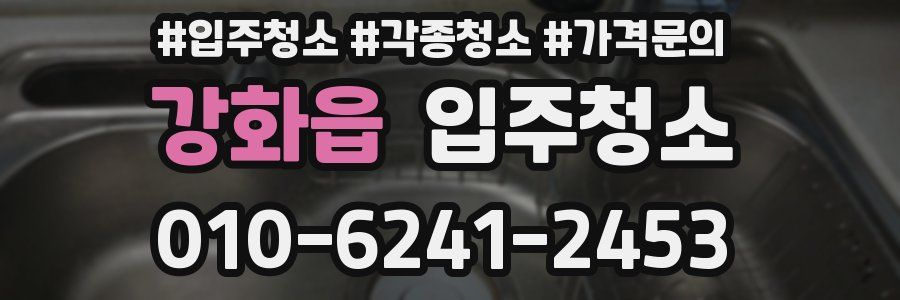 강화읍 이사청소