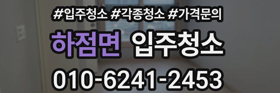 하점면 이사청소