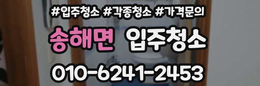 송해면 이사청소