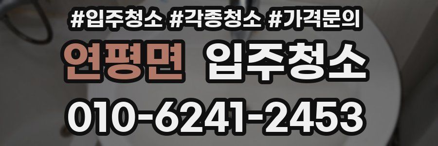 연평면 이사청소