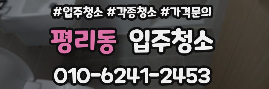 평리동 이사청소