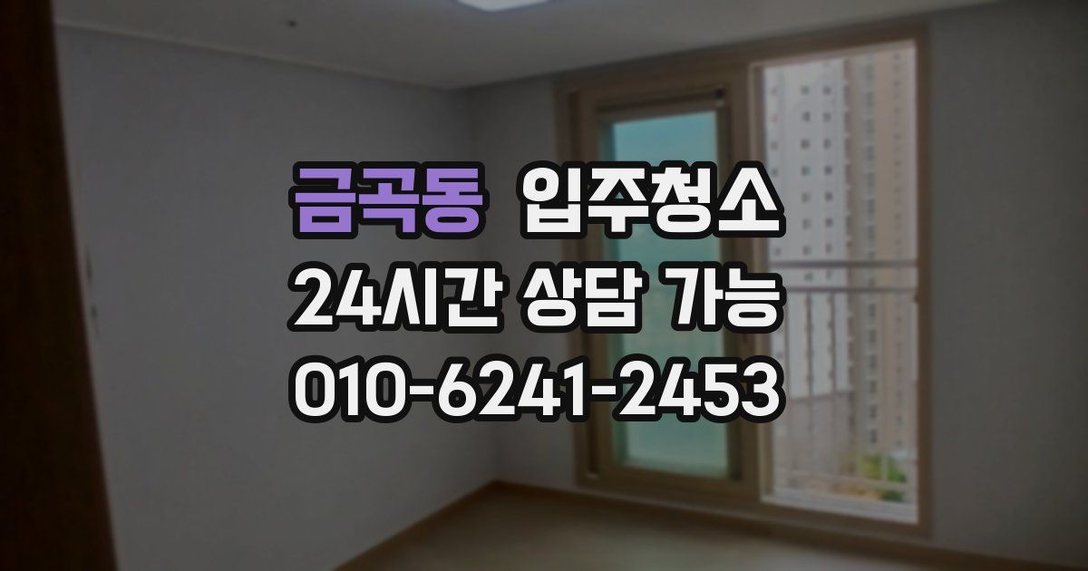 금곡동 입주청소