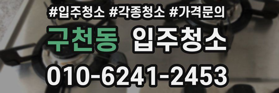 구천동 이사청소