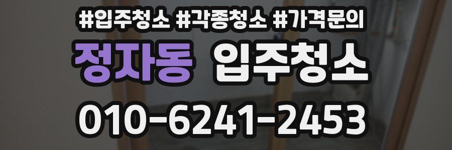 정자동 이사청소
