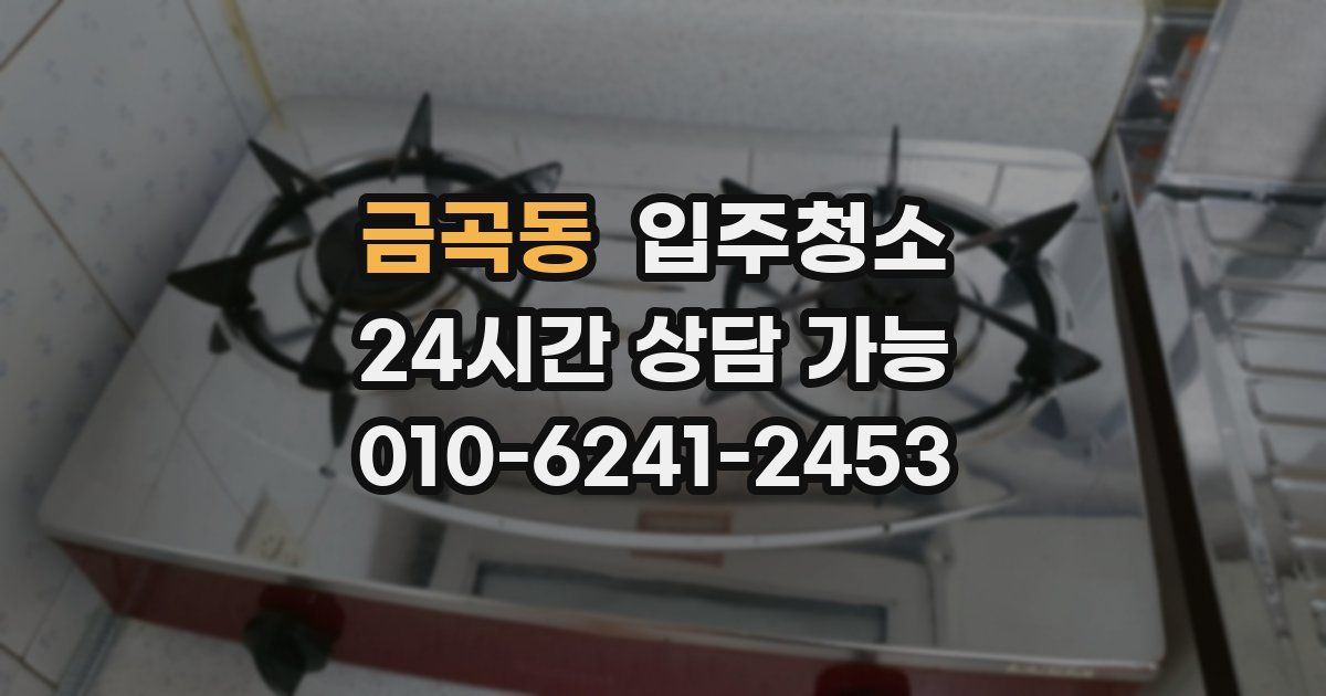 금곡동 입주청소