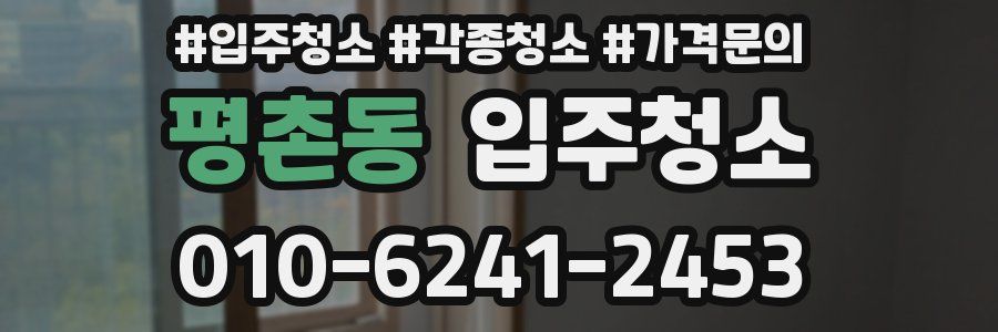 평촌동 이사청소