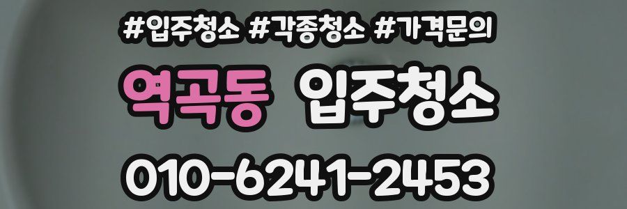 역곡동 이사청소