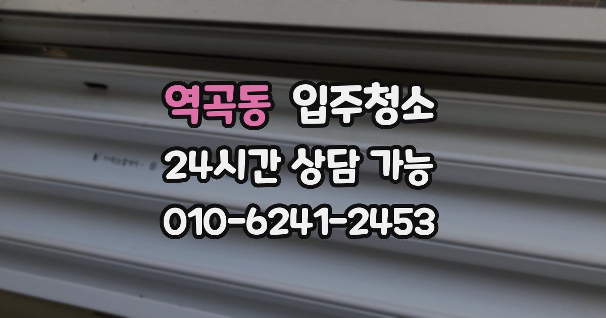 역곡동 입주청소