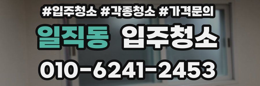 일직동 이사청소