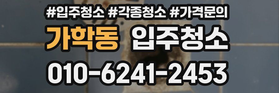 가학동 이사청소