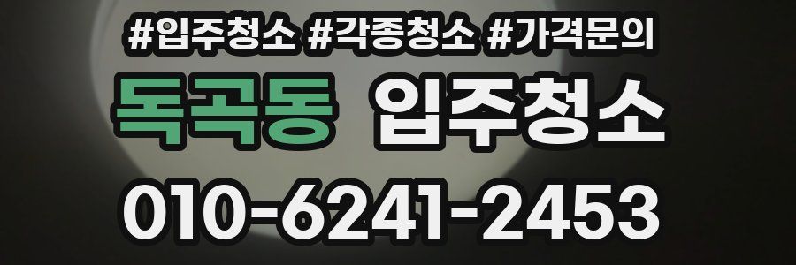 독곡동 이사청소