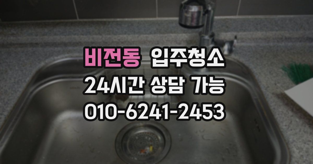 비전동 입주청소