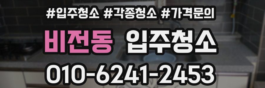 비전동 이사청소