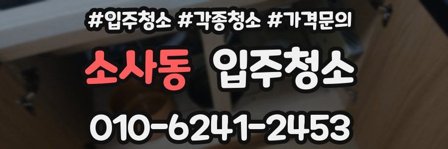 소사동 이사청소