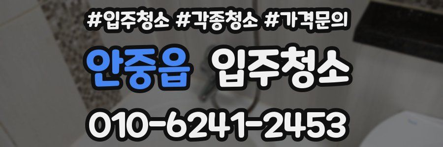 안중읍 이사청소