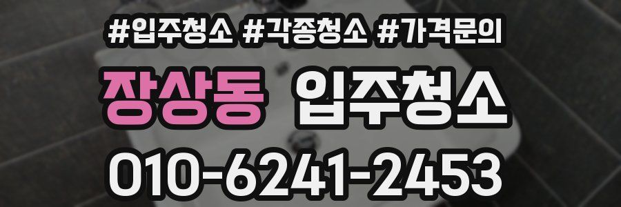 장상동 이사청소