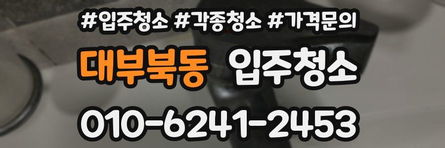대부북동 이사청소