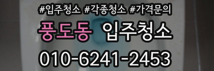 풍도동 이사청소