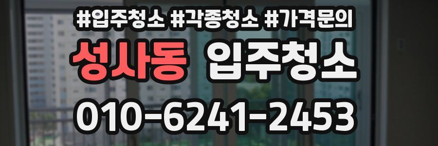 성사동 이사청소