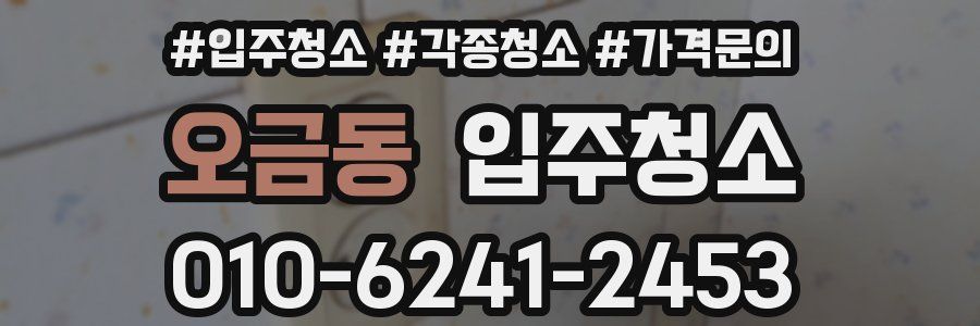 오금동 이사청소