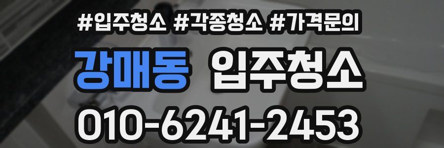 강매동 이사청소