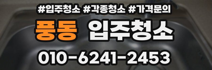 풍동 이사청소