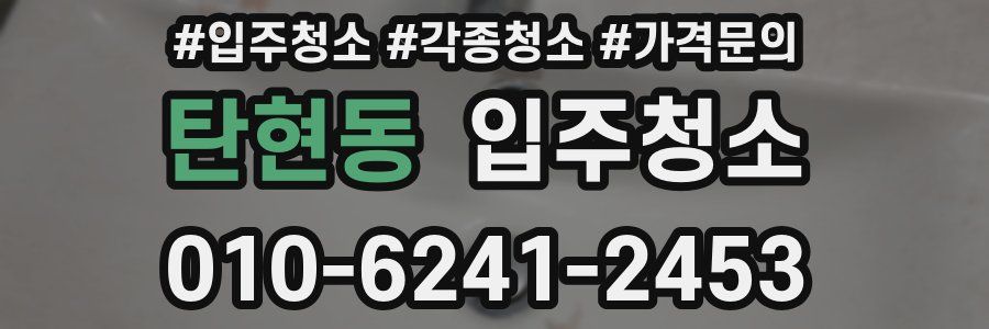 탄현동 이사청소