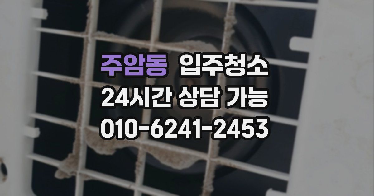 주암동 입주청소