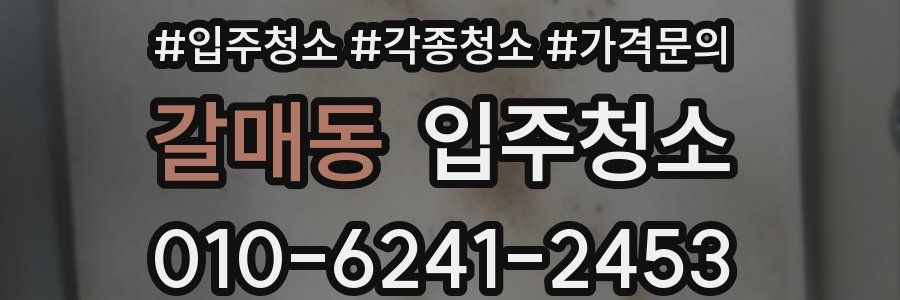 갈매동 이사청소