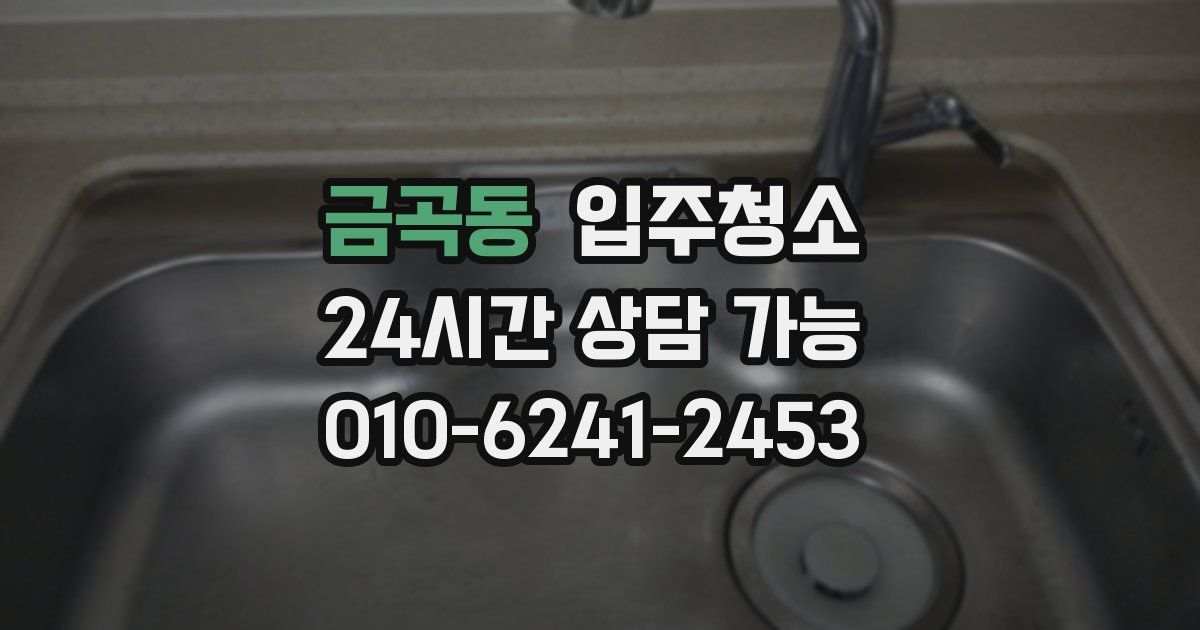 금곡동 입주청소