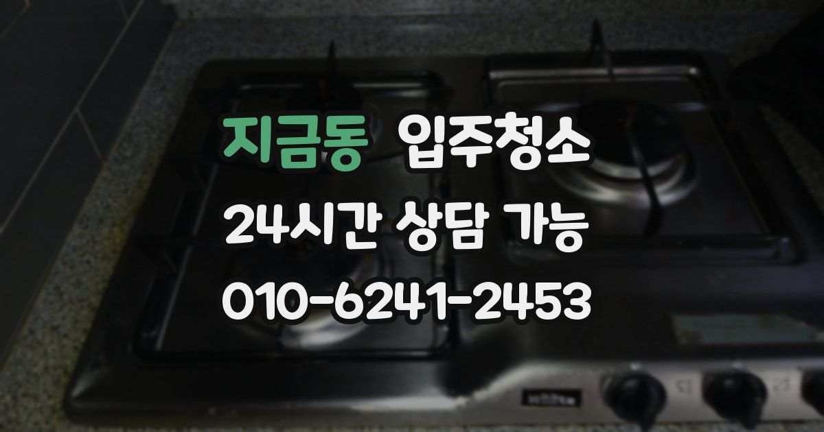 지금동 입주청소