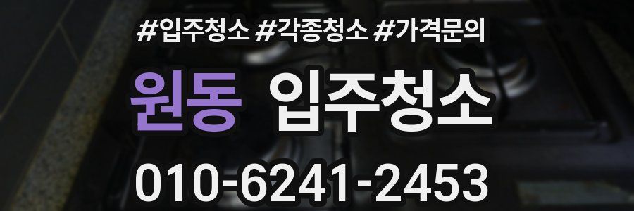원동 이사청소