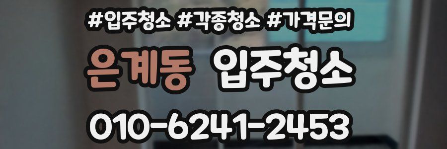 은계동 이사청소