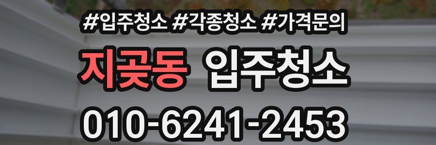 지곶동 이사청소