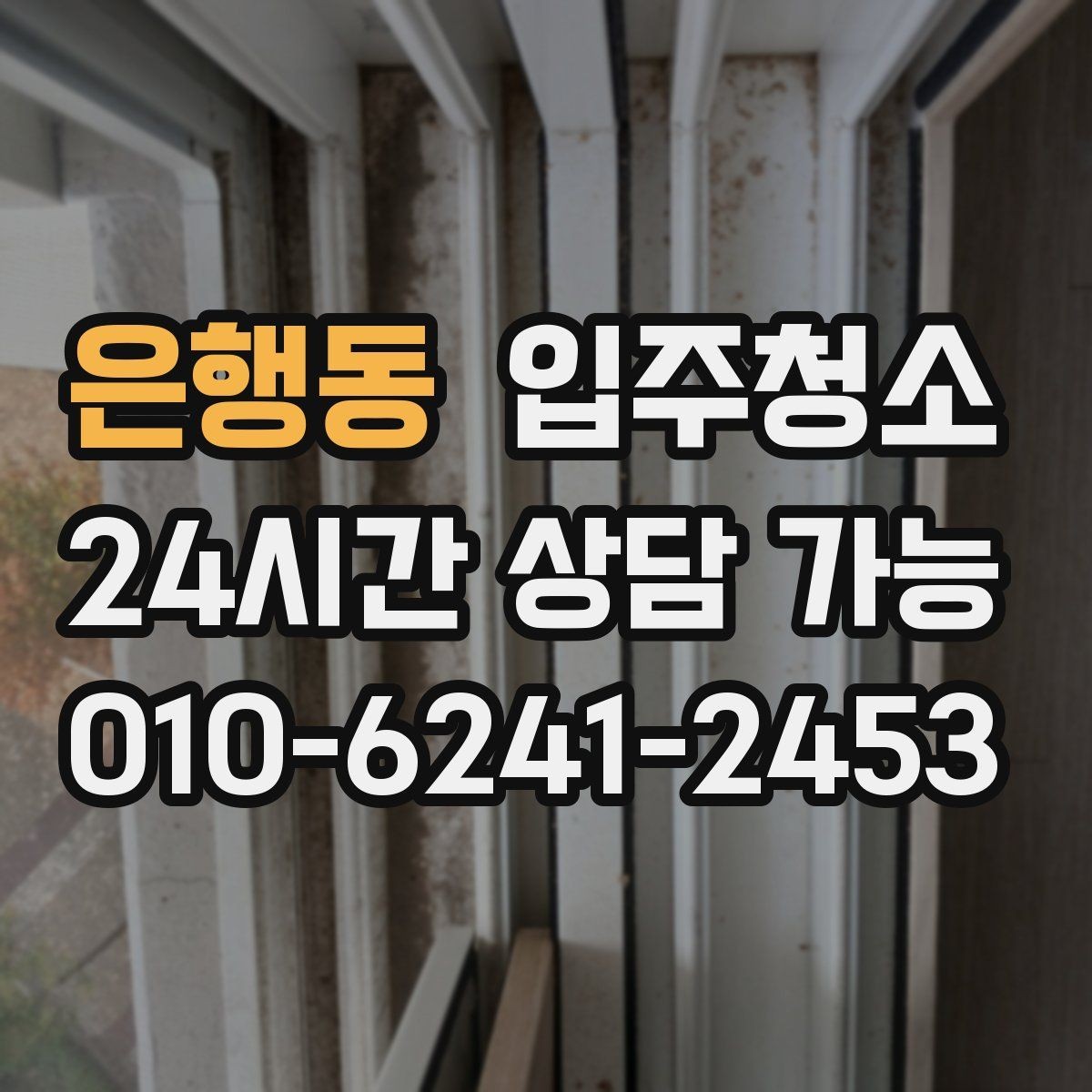 은행동 입주청소 부분 청소와 전체 청소 선택 기준