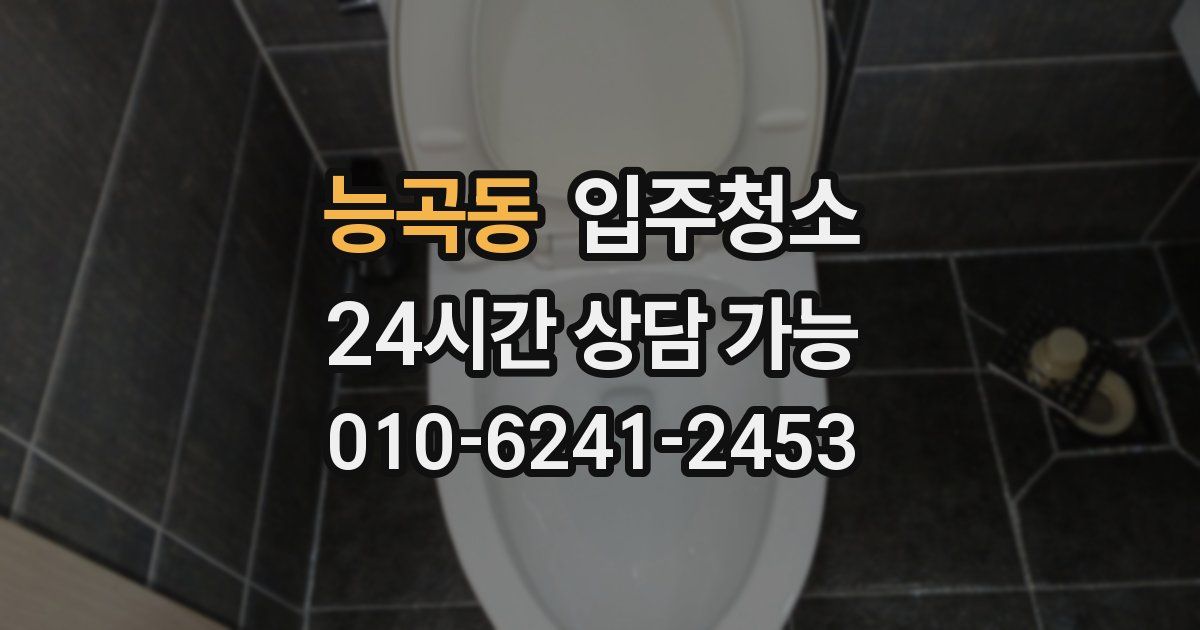 능곡동 입주청소