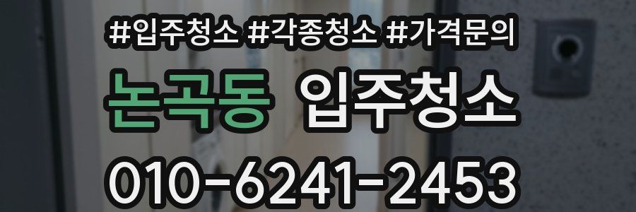 논곡동 이사청소