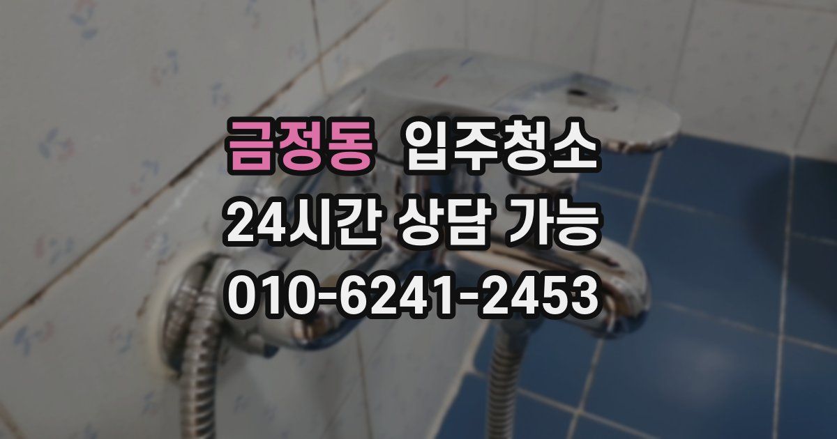 금정동 입주청소