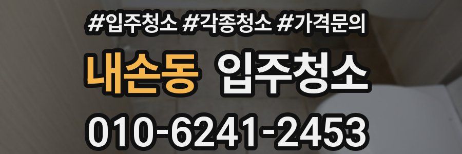 내손동 이사청소