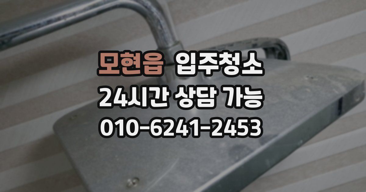 모현읍 입주청소