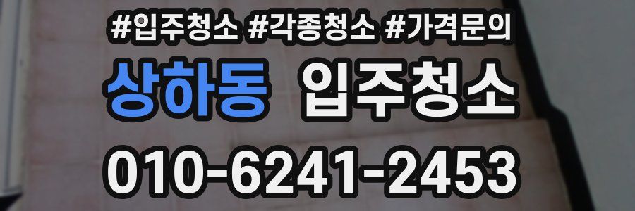 상하동 이사청소