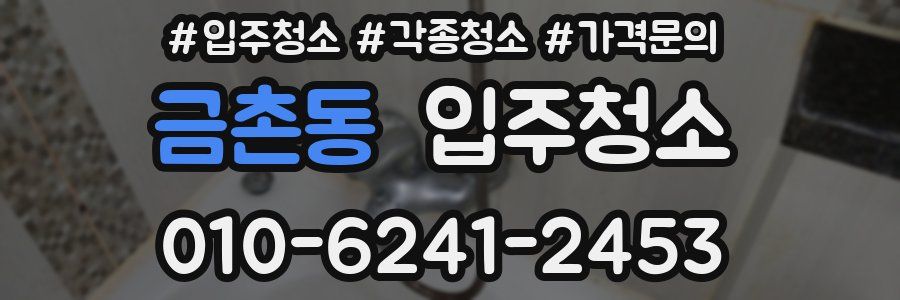 금촌동 이사청소