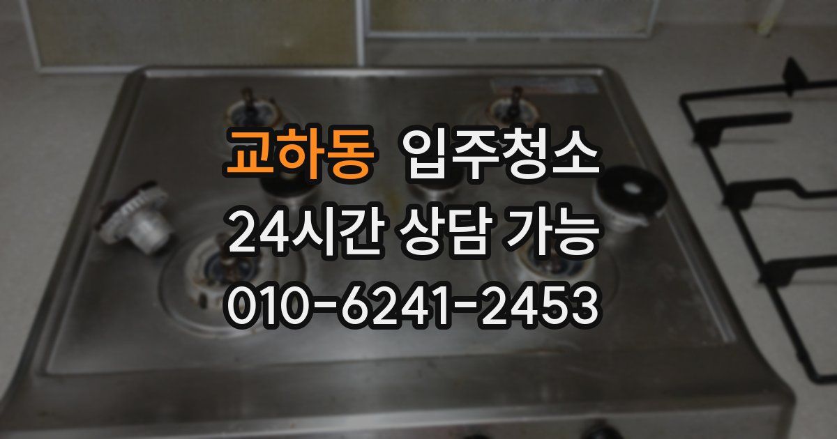 교하동 입주청소