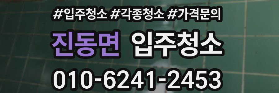 진동면 이사청소