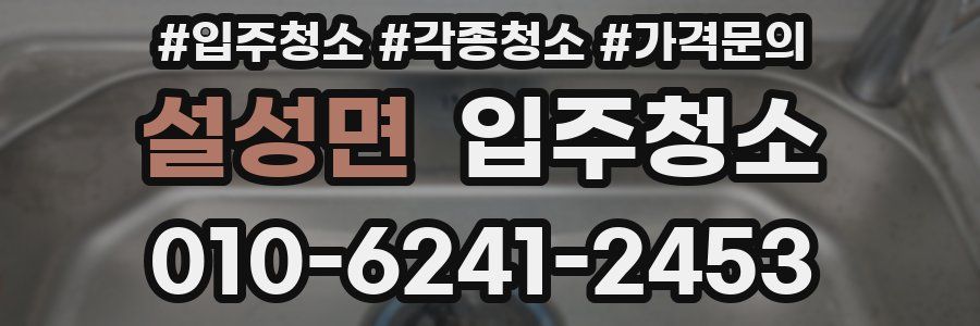 설성면 이사청소