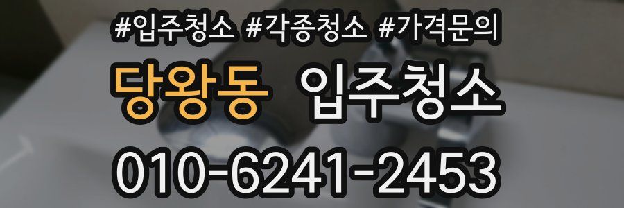당왕동 이사청소