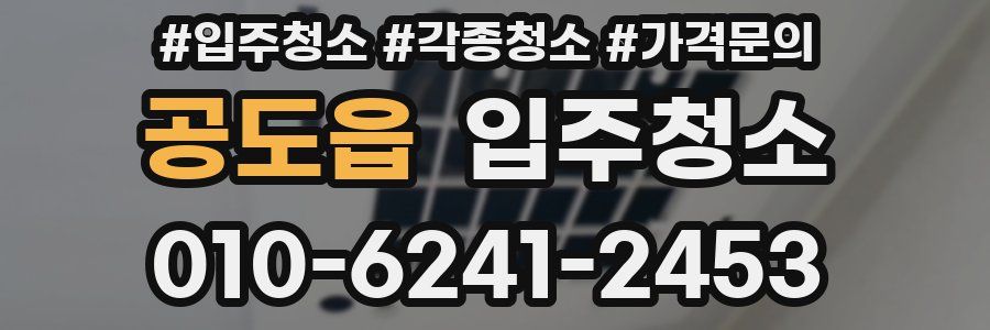 공도읍 이사청소