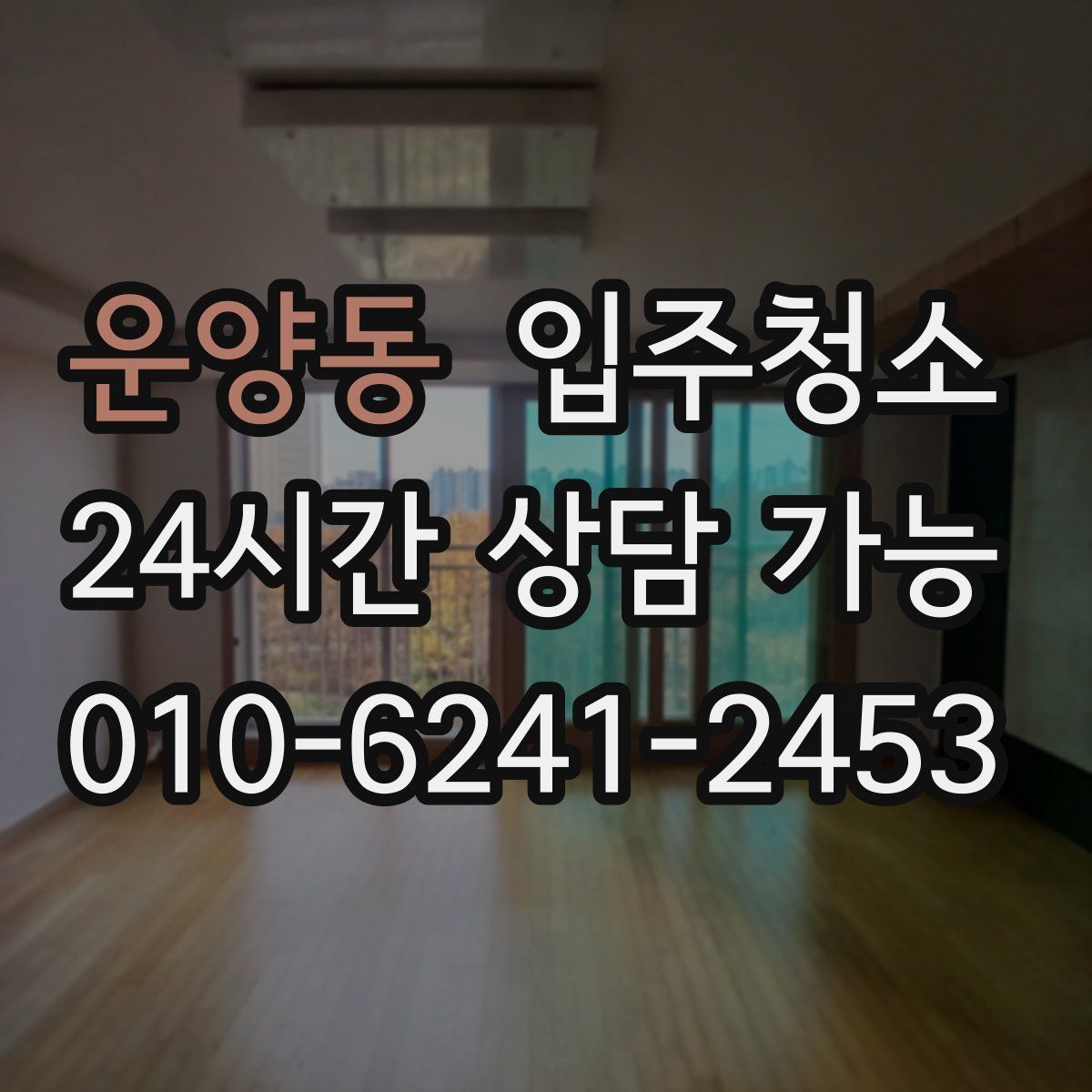 운양동 원룸청소