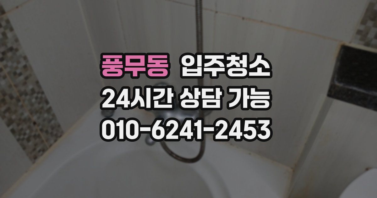 풍무동 입주청소