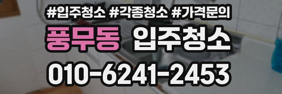 풍무동 이사청소